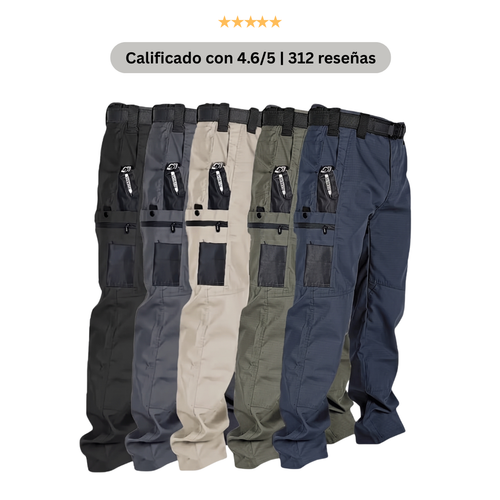 Pantalón de Trabajo Reforzado Multi-Bolsillos