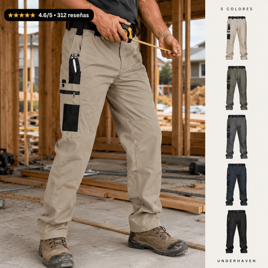 Pantalón de Trabajo Reforzado Multi-Bolsillos