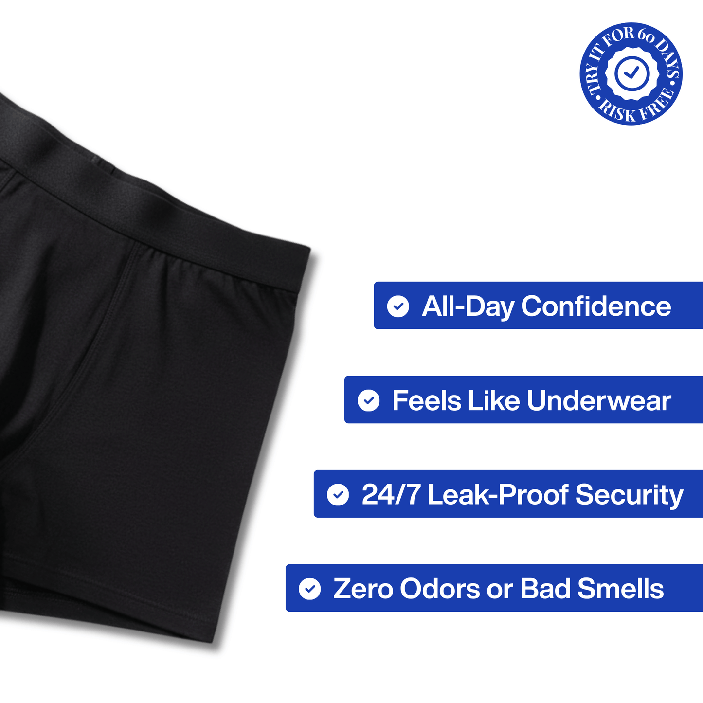 Men’s Leak & Odor-Proof Boxers