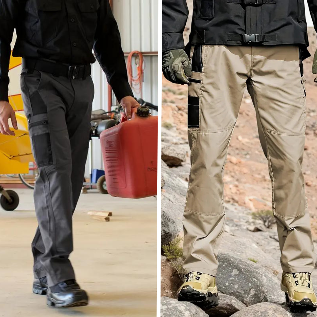 Pantalón de Trabajo Reforzado Multi-Bolsillos