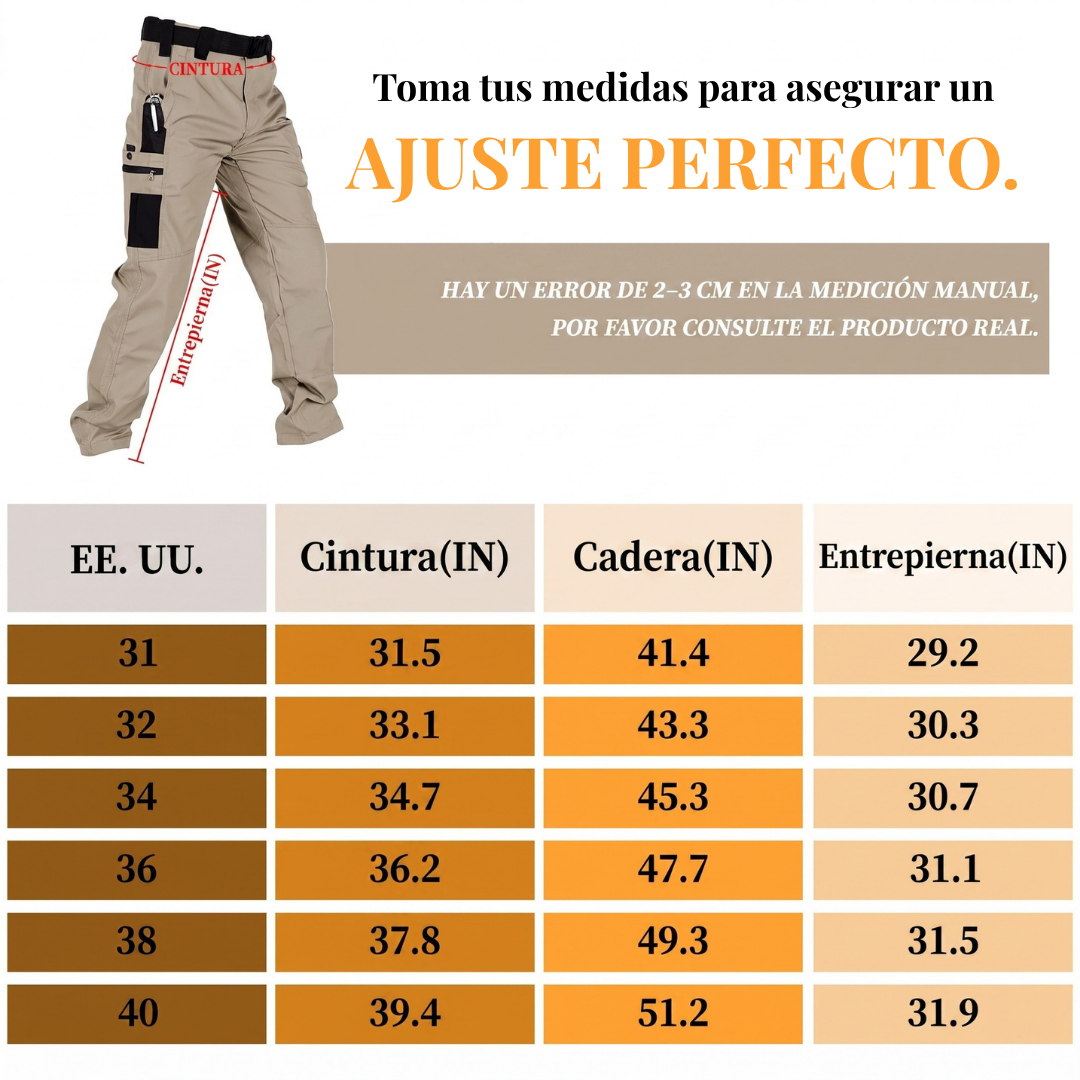 Pantalón de Trabajo Reforzado Multi-Bolsillos