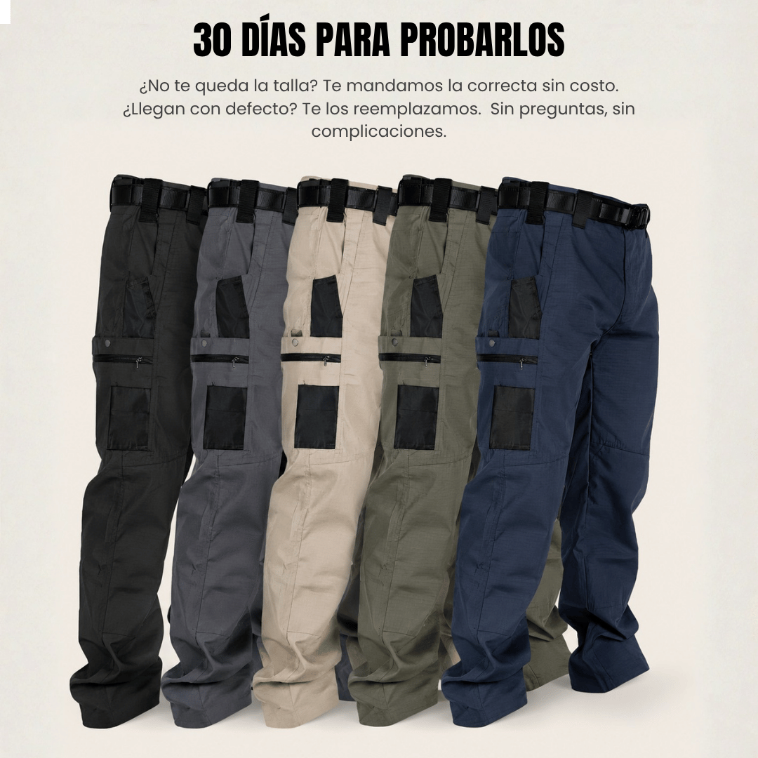 Pantalón de Trabajo Reforzado Multi-Bolsillos