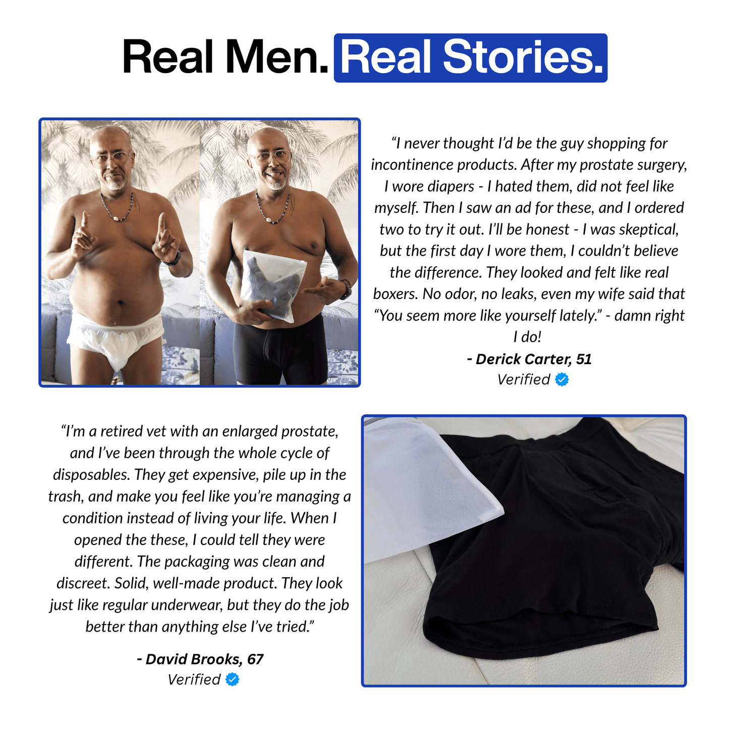Men’s Leak & Odor-Proof Boxers