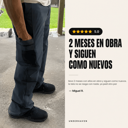 Pantalón de Trabajo Reforzado Multi-Bolsillos
