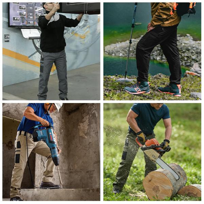Pantalón de Trabajo Reforzado Multi-Bolsillos